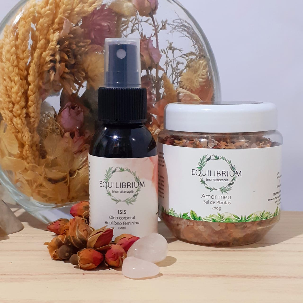 Combo DIA DA MÃES! Sal de Plantas + Óleo corporal ISIS